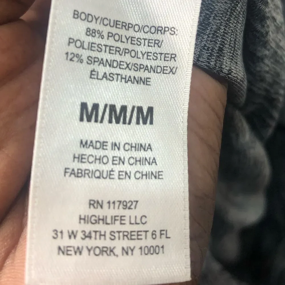 Gaiam gray capri length yoga pants leggings, size medium - Picture 8 of 10